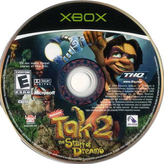 Tak 2 - The Staff of Dreams (USA) Game Disc